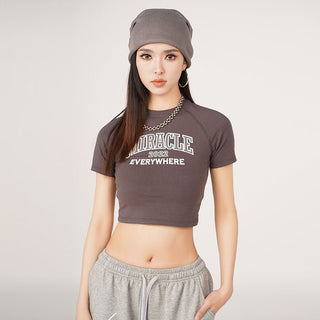 MC Miracle Short Spice Girl Round Neck T-shirt KT1718