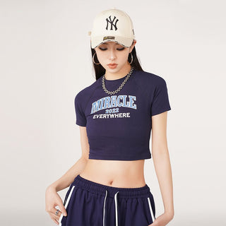 MC Miracle Short Spice Girl Round Neck T-shirt KT1718