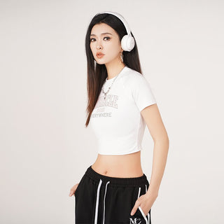 MC Miracle Short Spice Girl Round Neck T-shirt KT1718