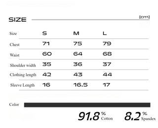 AcmeAura® American Skinny Spice Short Crop Top KT3206