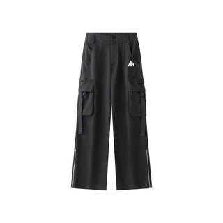 AcmeAura® Vintage Loose Multi-Pocket Wide Leg Pants KT3264