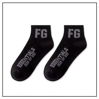 FOG Breathable Sports Low Cut Cotton Ankle Socks 4Pairs KT3033