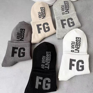 FOG Breathable Sports Low Cut Cotton Ankle Socks 4Pairs KT3033