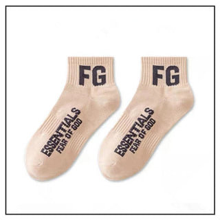 FOG Breathable Sports Low Cut Cotton Ankle Socks 4Pairs KT3033