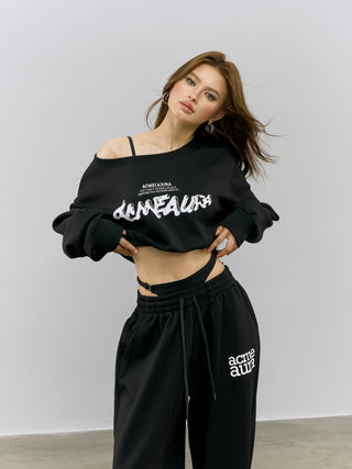 AcmeAura® Jazz Shoulder Short High Waist Top KT3216