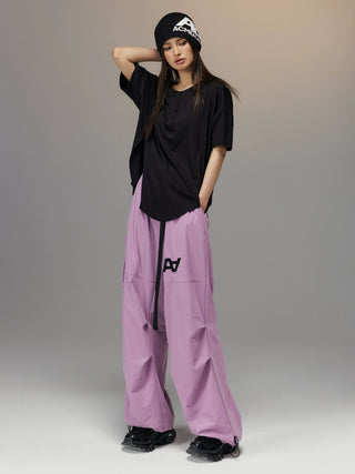 AcmeAura ® High Waist Wide Leg Charge Mountaineering Quick Drying Overalls Pants KT3189