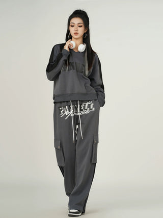 MC Miracle Jazz Dance Sports Style Letter Printed Pants KT3007