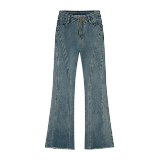 CHGG Jeans with High Waist and Slim Flared Pants KT1442