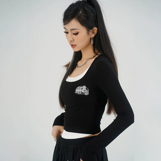 MC Miracle Slim Fit Vintage U-Neck Knitted Bottom Shirt KT2977