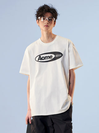 AcmeAura® Oversize Printed Short Sleeve Couple T-shirt KT3094
