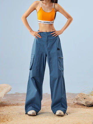 AcmeAura® Jazz Dance High Waist Extended Paratrooper Pants KT3144