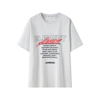 AcmeAura® Loose Fitting T-shirt Short Sleeved Couple Top KT3146