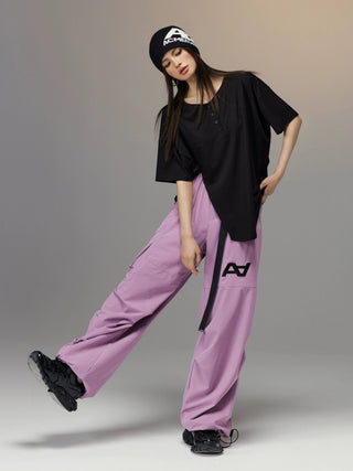 AcmeAura ® High Waist Wide Leg Charge Mountaineering Quick Drying Overalls Pants KT3189