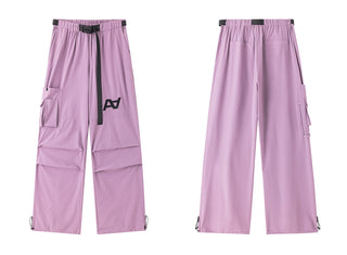 AcmeAura ® High Waist Wide Leg Charge Mountaineering Quick Drying Overalls Pants KT3189