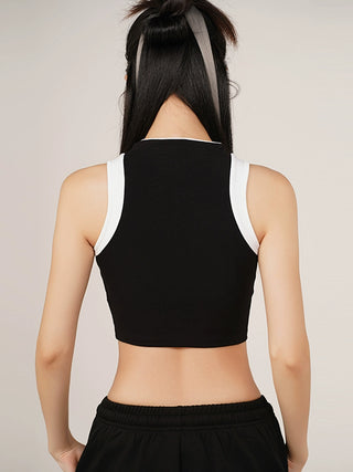 MC Miracle Suspender Vest Sexy Hollow Slim Hot Girls Top KT3015