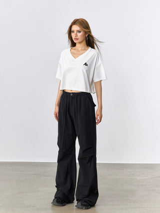 AcmeAura® Pleated Overalls KT3210