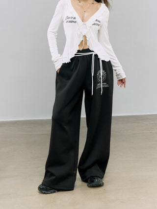 AcmeAura® Loose Jazz Dance Straight Thin High Waist Jazz Pants KT3220