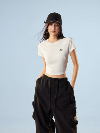 AcmeAura® Jazz T-shirt court slim à manches courtes KT3097