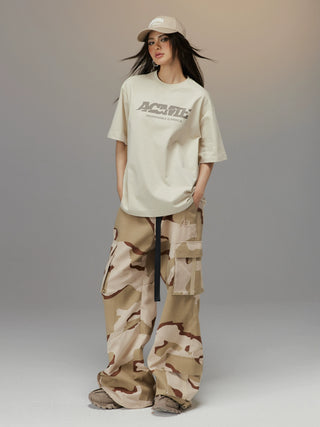 AcmeAura® High Street Camouflage Straight Overalls Pant KT3197