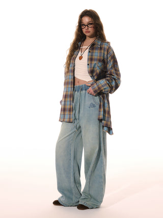 AcmeAura® Vintage Loose Wide Leg Jeans KT3275