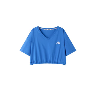 AcmeAura® Summer V-neck Short Spice Girl Loose Top KT3209