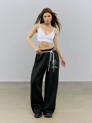 AcmeAura® Loose Jazz Dance Straight Thin High Waist Jazz Pants KT3220