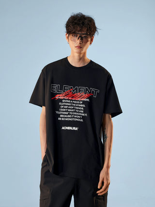 AcmeAura® Loose Fitting T-shirt Short Sleeved Couple Top KT3146