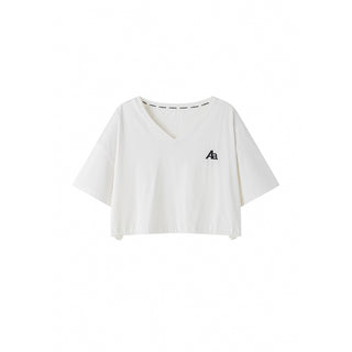 AcmeAura® Summer V-neck Short Spice Girl Loose Top KT3209