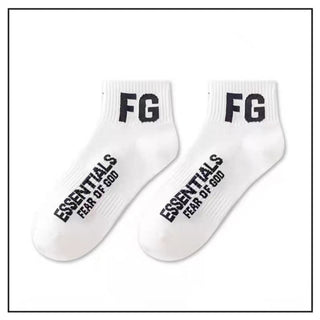 FOG Breathable Sports Low Cut Cotton Ankle Socks 4Pairs KT3033