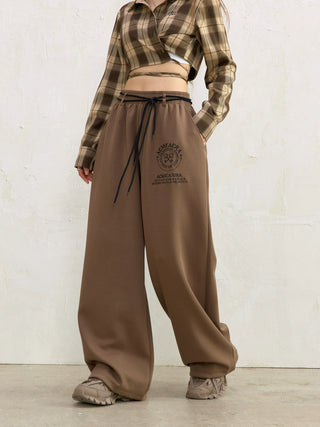 AcmeAura® Loose Jazz Dance Straight Thin High Waist Jazz Pants KT3220