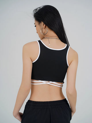 MC Miracle Jazz Dance Drawstring Vest with Chest Pads KT3111