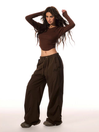 AcmeAura® Jazz Dance V-Neck Long Sleeve T-Shirt KT3245