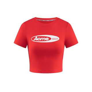 AcmeAura® Short-sleeved High Waist Slim Round Neck T-shirt KT3098