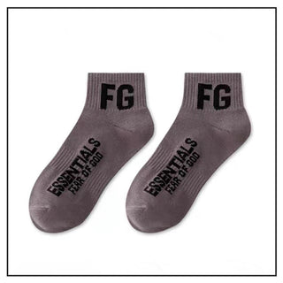 FOG Breathable Sports Low Cut Cotton Ankle Socks 4Pairs KT3033