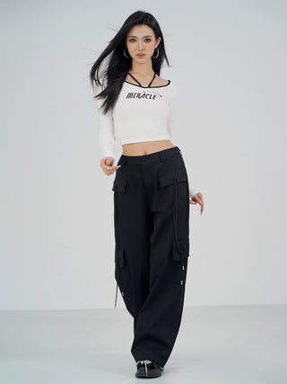 MC Miracle Oversize Workwear Loose Wide Leg Pants KT3108