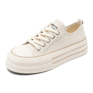 JP Thin Platform Flat Canvas Shoes KT2562