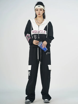 MCMiracle Street Dance Sports Loose Long Sleeved Hoodie KT2997