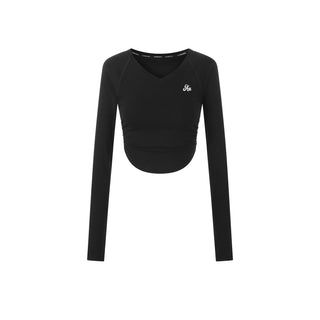 AcmeAura® Jazz Dance V-Neck Long Sleeve T-Shirt KT3245