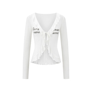 AcmeAura® Short French Thin Long-sleeved Top KT3212