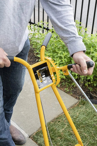 101-5.5GT-7Gas Powered Lawn Edger, 5.50 Gross Torque/3.5 HP B&S Engine 7�测�� Wheels