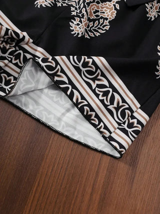 Girls Two-Piece Outfit Set with Tied Top and Pants – Ages 8-12