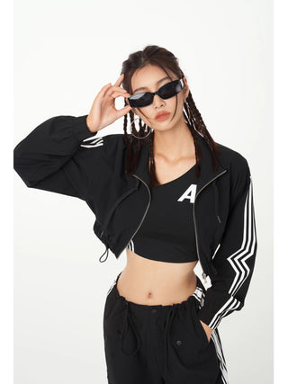AcmeAura® Street Sports Hottie Quick-drying Cropped Jacket KT2894 - KTchic