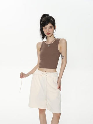 CHGG Bare Back Chest Pad Spice Girl Sports Vest KT1547