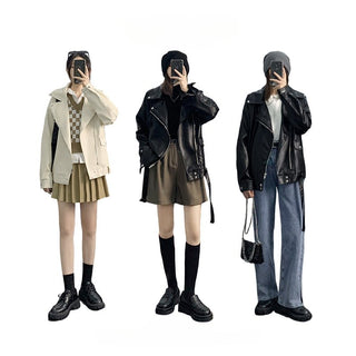 CHGG Loose Warm Street Short Jacket KT2612