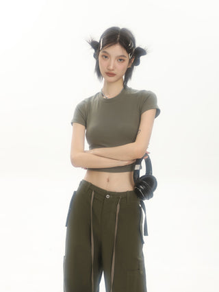 CHGG Navel Short Spice Girl T-shirt KT1546