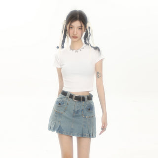 CHGG Navel Short Spice Girl T-shirt KT1546