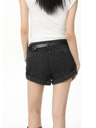 CHGG Pleated Diagonal Shoulder Spice Girl Top KT1544