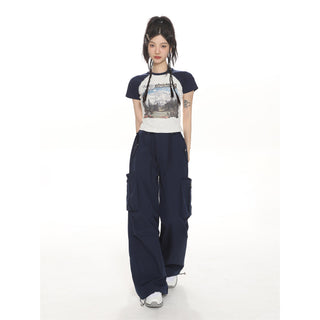 CHGG Printed Short Sleeve Spicy Girl T-shirt KT1579 - KTchic