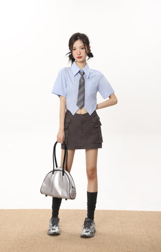 CHGG Shirt Spice Girl College Jk Uniform Suit KT1538 - KTchic
