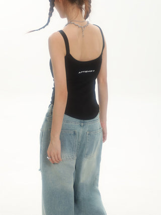 CHGG Spicy Girls Sports Tank Top with Chest Cushion KT1549